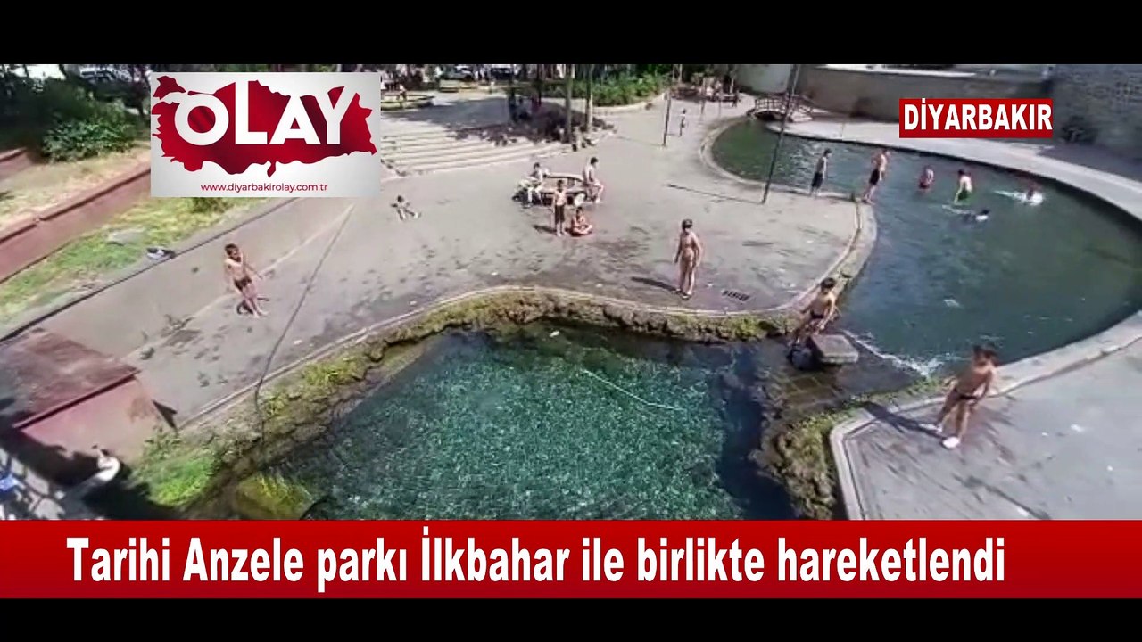 Tarihi Anzele parkı İlkbahar ile birlikte hareketlendi