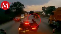 El conductor de un tráiler es agredido a balazos en carretera México-Querétaro