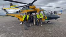 Maltempo Emilia Romagna, donna e il suo cane soccorsi con elicottero (18.05.23)