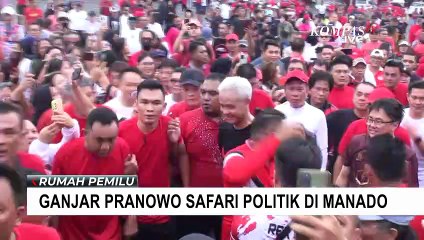 Ganjar Pranowo Safari Politik di Kawasan Mega Mas Manado