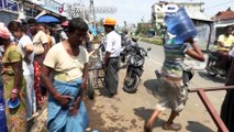 WATCH: Residents of Myanmar's cyclone-ravaged Rakhine state queue for rice and drinking water