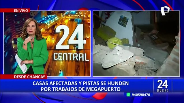 Chancay: casas afectadas y pistas hundidas por trabajos en megapuerto