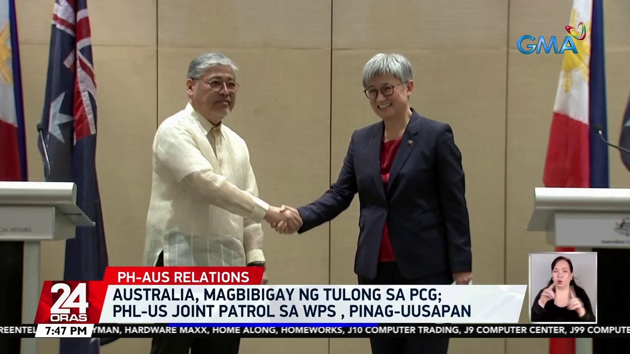 Australia, magbibigay ng tulong sa PCG; PHL-US joint patrol sa WPS, pinag-uusapan | 24 Oras
