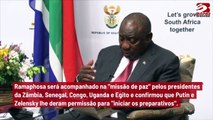 Líderes africanos se encontrarão com Putin e Zelensky para discutir acordos de paz
