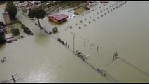 Maltempo in Emilia Romagna, l'alluvione a Cesena vista dall'alto