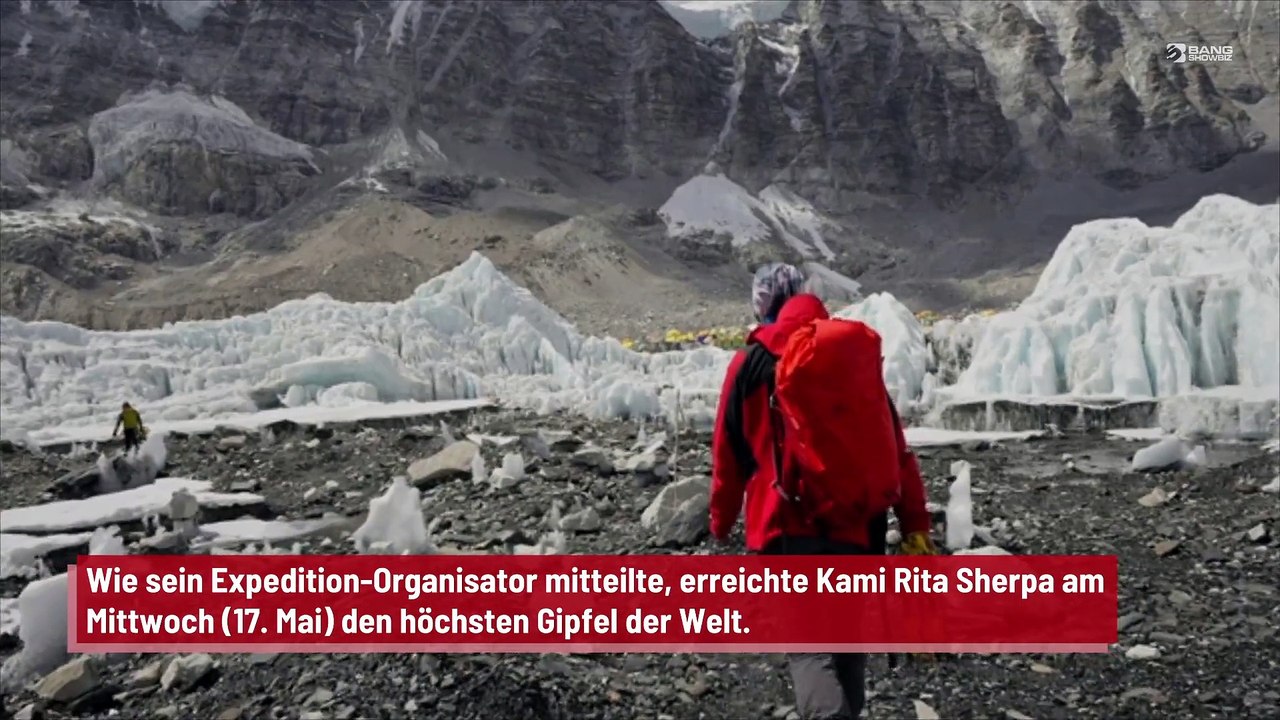 Bergsteiger besteigt den Everest zum 27. Mal und bricht einen Rekord