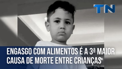 Télécharger la video: Engasgo com alimentos é a 3ª maior causa de morte entre crianças