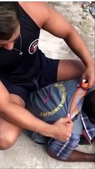 Homem imobiliza fiscal da prefeitura após inspeção em suposta obra irregular