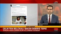 Belçikalı bakan Demir'e tepkiler