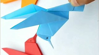 paper humming birds craft ideas