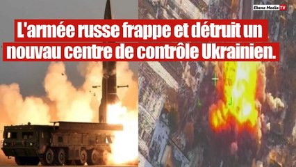 Un Nouveau centre de contrôle Ukrainien rasé par des frappes russe.