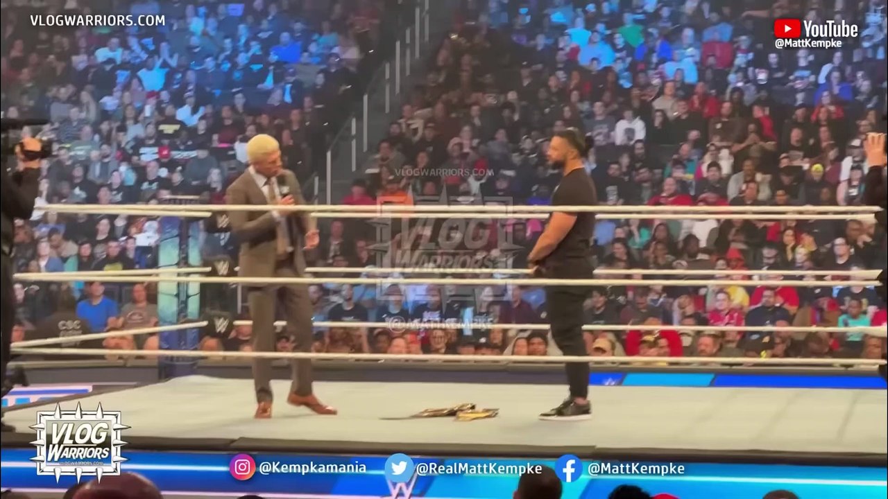 Roman Reigns talks about Dusty Rhodes to Cody Rhodes during WWE Smackdown 3/3/23