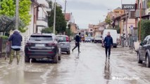 Cleanup starts after flooding in Italy