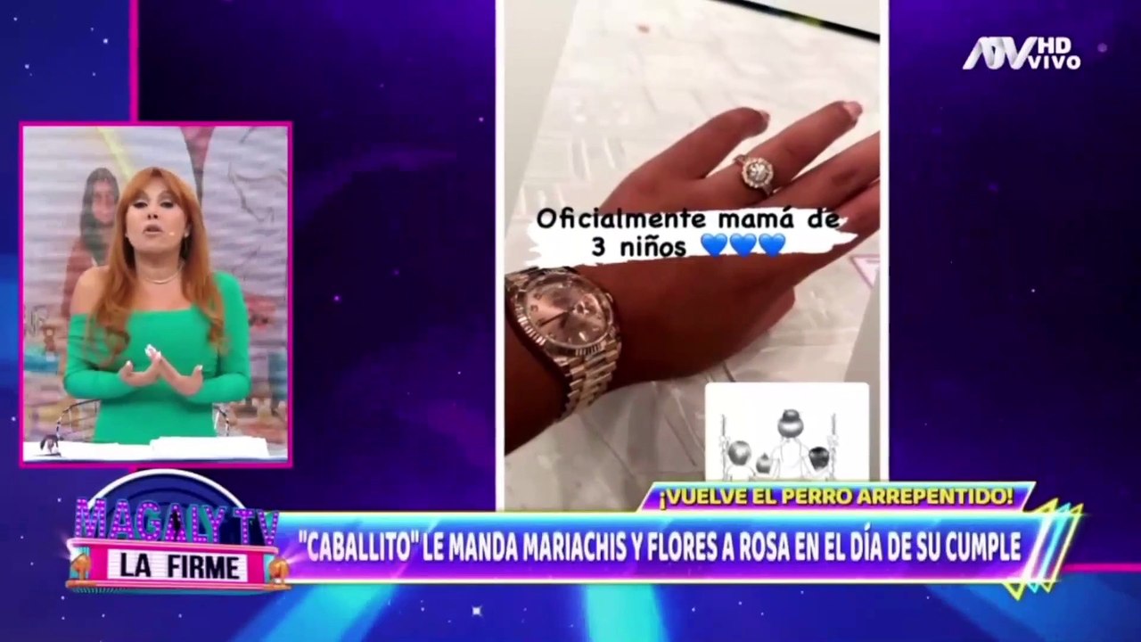Magaly queda en shock al saber costo de Rolex que Hurtado habría regalado a Rosa Fuentes Es un señor regalo