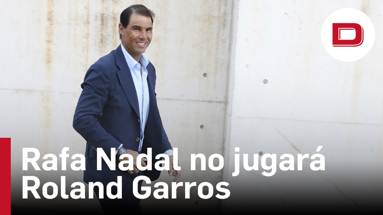 Rafa Nadal no jugará Roland Garros y se retirará en 2024: ahora deja el tenis de forma temporal