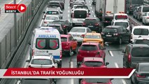 İstanbul'da trafik yoğunluğu 