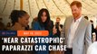 Harry, Meghan in 'near catastrophic' paparazzi car chase, spokesperson says
