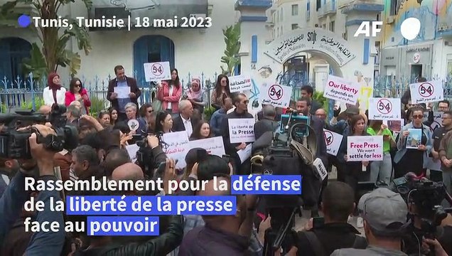 Tunisie: des journalistes manifestent pour la liberté de la presse