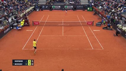 Rome - Medvedev dans le dernier carré