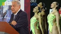 Sedena no financió el viaje de nadadoras mexicanas a Copa del Mundo; responden a AMLO