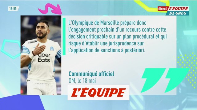 L'OM prépare un recours contre la suspension de Dimitri Payet - Foot - L1 - Discipline