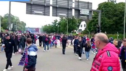 Basilea-Fiorentina, clima elettrico nel prepartita