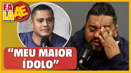 Hugão chora em encontro com Marcelo Ramos, ex-Cruzeiro