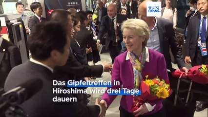 G-7-Gipfel: Scholz und von der Leyen in Hiroshima eingetroffen