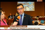 Embajador Héctor Constant: Cualquier país del mundo siempre va a tener desafíos en materia de DD.HH.