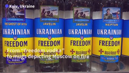 War brings patriotic marketing to Ukraine's shops