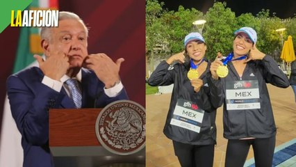 "Estuvo MAL no apoyar a nadadoras, pero no acudieron a nosotros", dice AMLO