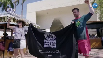 İngiliz gezgin dünyanın 7 harikasını 7 günden az sürede gezerek dünya rekoru kırdı