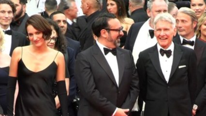 El equipo de Indiana Jones pasea por la alfombra roja de Cannes con Harrison Ford como protagonista