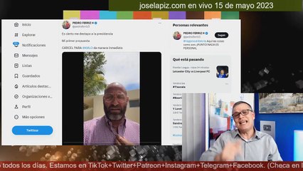 Pedro Ferriz Hijar asegura que va a meter a la cárcel a AMLO en el 2024
