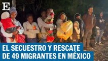 Los migrantes rescatados en Matehuala