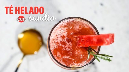 Refrescante mezcalita de sandía, receta en 10 minutos