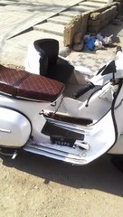 Vespa scooter with Side Car make New