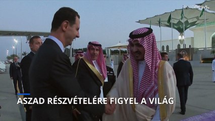 Aszád érkezésére figyelt a világ az arab csúcs nyitónapján