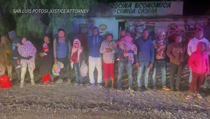 México encontra 40 migrantes que haviam sido sequestrados