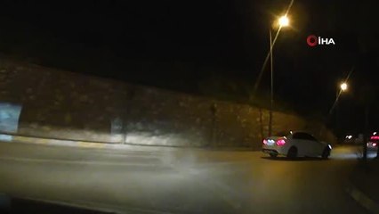 Trafikte Dehşet Saçan Sürücü Kameralara Yansıdı