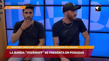 La banda Vozenoff se presenta en Posadas