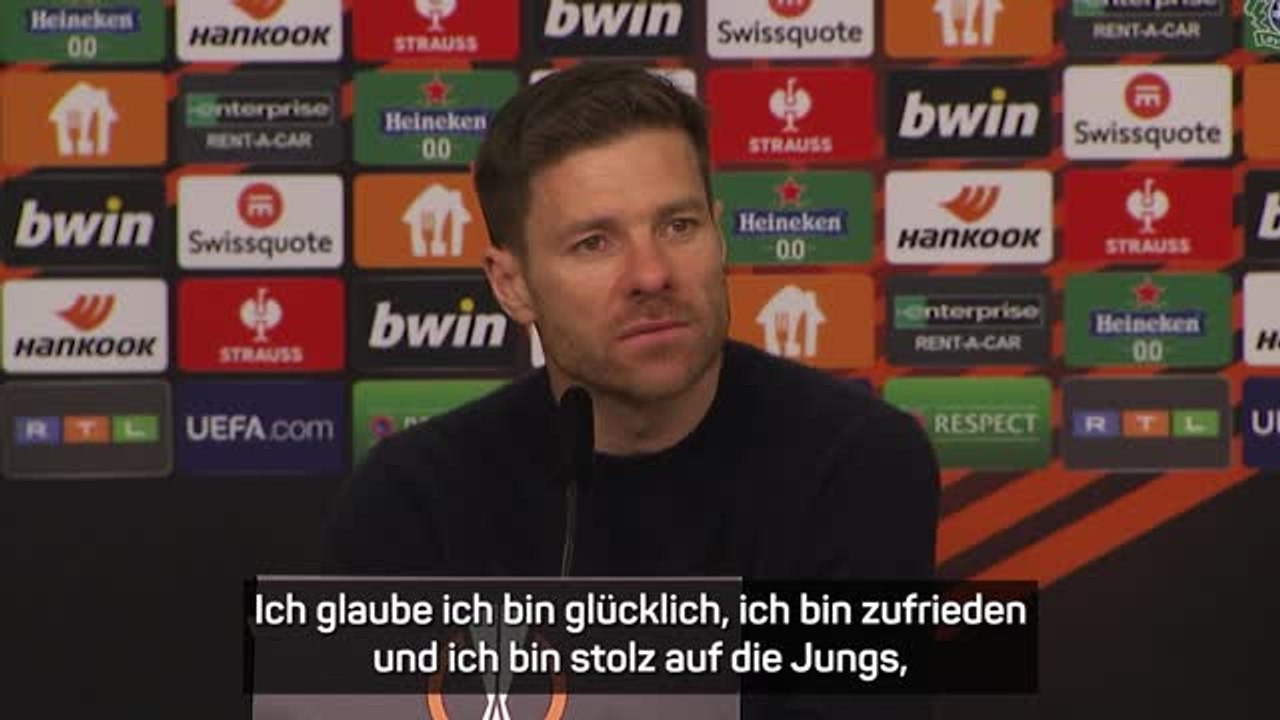 Alonso: 'Glücklich und stolz auf Mannschaft'