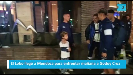 El Lobo llegó a Mendoza para enfrentar mañana a Godoy Cruz