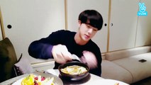 2017.10.14 BTS VLIVE - EAT Jin!