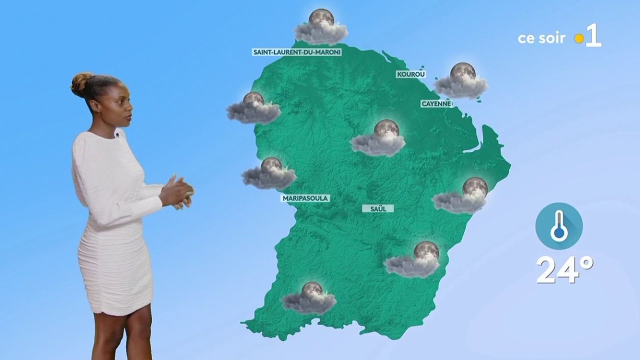 2023/05/18 Météo Soir  Journal Information Guiana La1ère Guyane Outre-Mer Jeudi 18 Mai 2023 RFO RePlay Radio France Télévision #Météo #Guyane #La1ère