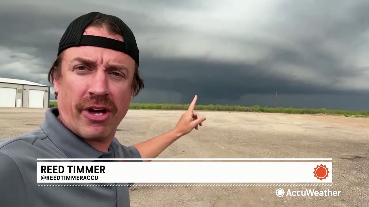 Tornado-warned storm bears down on the Texas Panhandle