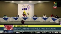 Consejo Electoral de Ecuador aprueba el cronograma de elecciones presidenciales 2023