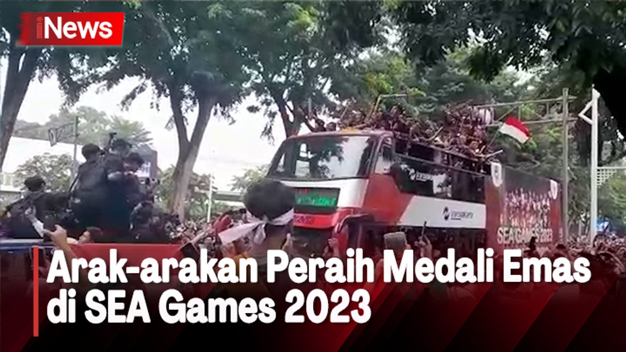 Masyarakat Sambut Peraih Medali Emas di SEA Games 2023