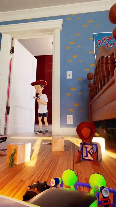 Toy Story_ Andy Catches Woody