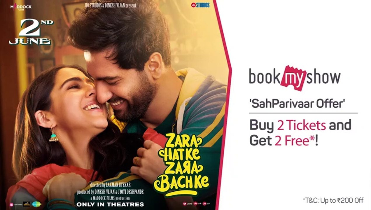 Zara Hatke Zara Bachke - Official Trailer - Vicky K & Sara Ali K - Dinesh V - Laxman U - 2nd June 23